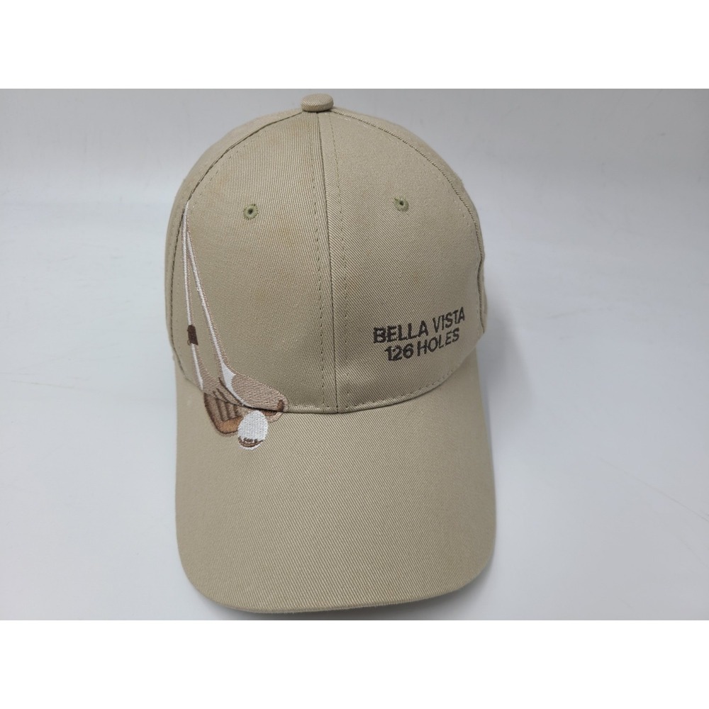 Vintage‎ Bella Vista Village 126 Holes Golf Course Town Talk Adjustable Hat Cap